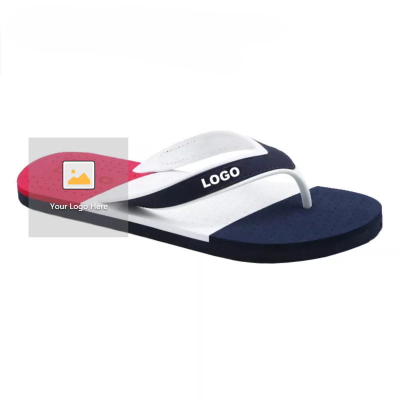 Logotipo personalizado al aire libre en verano playa al por mayor de ventas calientes hombres de pvc strep casual confort deportivo eva chanclas flipflops zapatillas