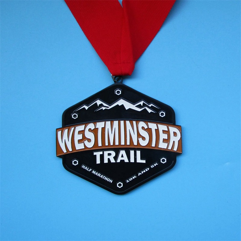 Medallas de metal maratón personalizadas medallas de media maratón