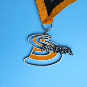 Diseñe su propia medalla de aleación deportiva con medallas de cordón Sport Metal