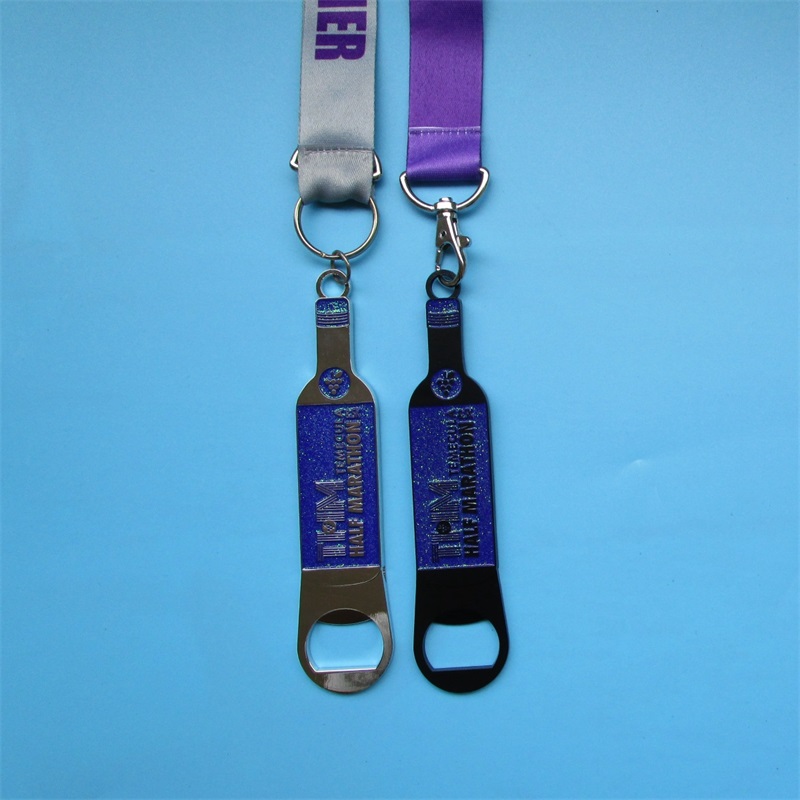 Medalla de metal con medallas de abierro de botellas deportivas