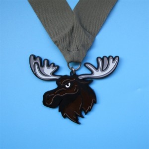 Medallas de fundición de aleación de zinc diseña tu propia medalla de aleación deportiva con medallón de cordón