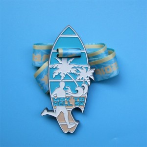 Trofeo deportivo y botella de medallas de abrebotellas Medallas Sport Running