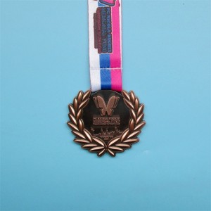 Los fabricantes hicieron medallas deportivas personalizadas de Medallion personalizados de patrón personalizado.