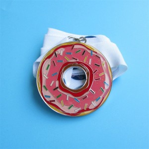 Medalla de oro de metal personalizado Impresión colorida Medalla deportiva virtual