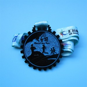 Premio Marathon Running Medal de deportes de metal personalizado