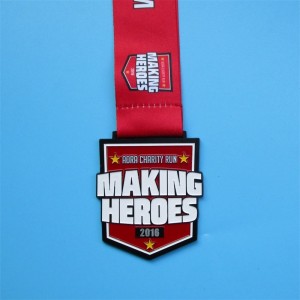 Medalla de diseño fresco gratis Medallas de maratón de medalla de oro de metal personalizado