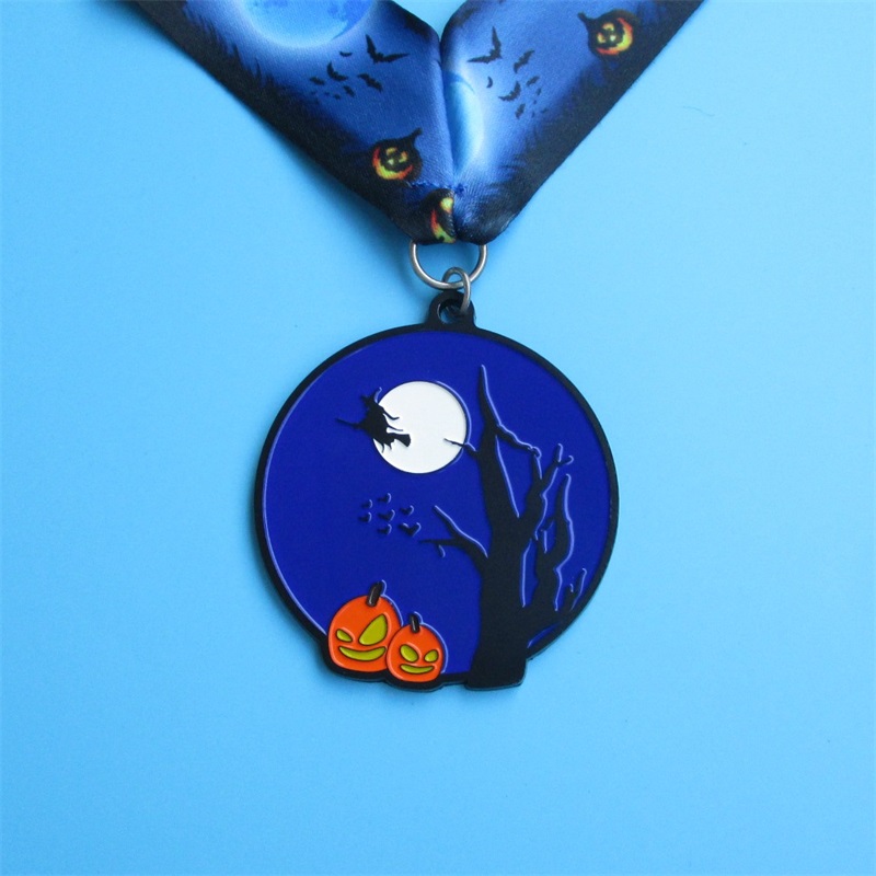 Interesantes medallas de metal personalizadas Regalonavideño Halloween Festival de Pascua de Pascua Medallas de metal