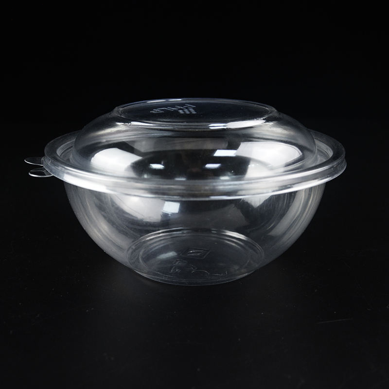 Material reciclable desechable de plástico Cristal Fruit Bowl