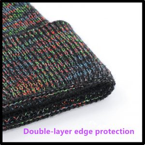 Sombrero de punto reflectante