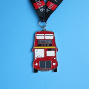 Medalla Fabricación de medallas de premio a la impresión 3D Metal Race de la imprenta hecha con el oro