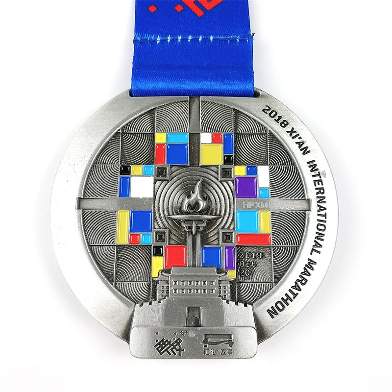 Marathon Medal Finalers 2018 Cool Design Medalla de Premios Mundiales Mundiales Extraables