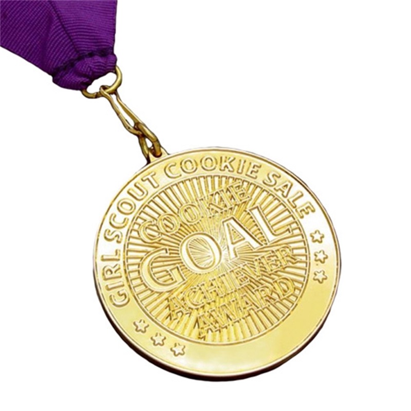 Diseño de medallas de ejecución personalizada profesional su propio Gold Gold Award Medallas de metal