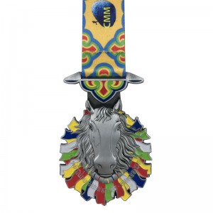 Diseño especial Medallas Sport Sport 4D de diseño antiguo y medallas conmemorativas de cinta