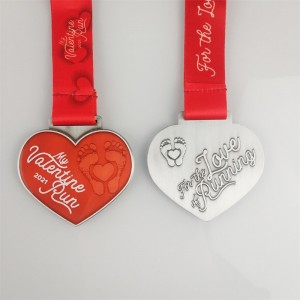 Marathon Running Medals Holiday Running Medals Gift for Valentine \\\\ \'s Day Love