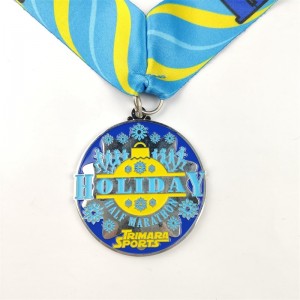 Medallas de oro y bronce medallas de medallas personalizadas para Navidad
