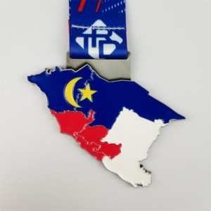 Metal Awards Gift Fabricante al por mayor Medallas de cobre de plata de oro plateado