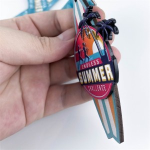 Premios Medalla de madera de metal de madera para carreras de verano