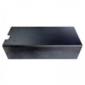 Perfiles extruidos anodizadosnegros, piezas de alta precisión de fresado CNC