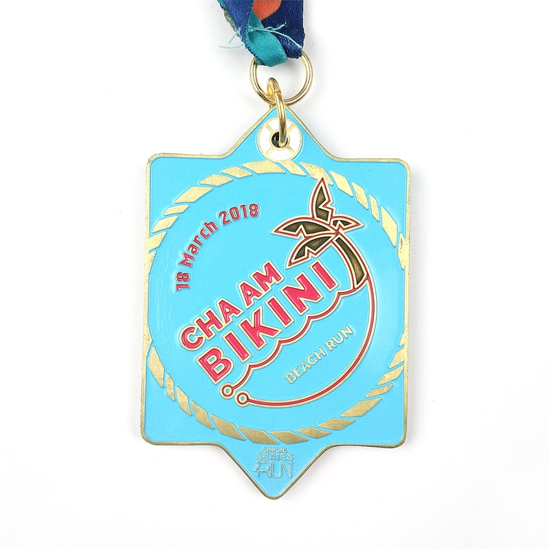 Premio Marathon Running Medal de medalla de metal de metal personalizado Medalla de enclavamiento