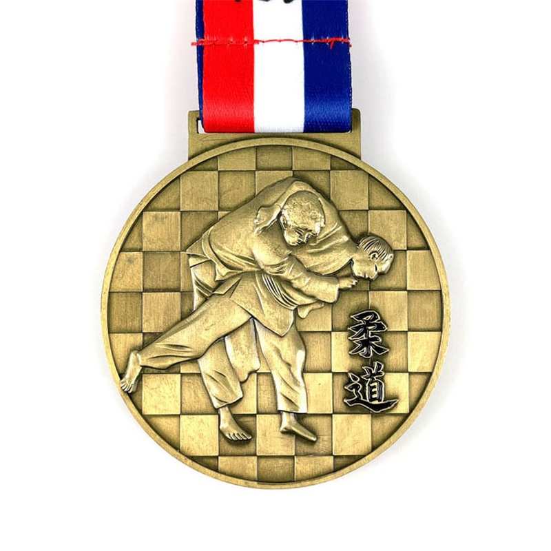 Medallas de raza Medallas de metal de fundición personalizadas medalla de Kung Fu Fu Medallion