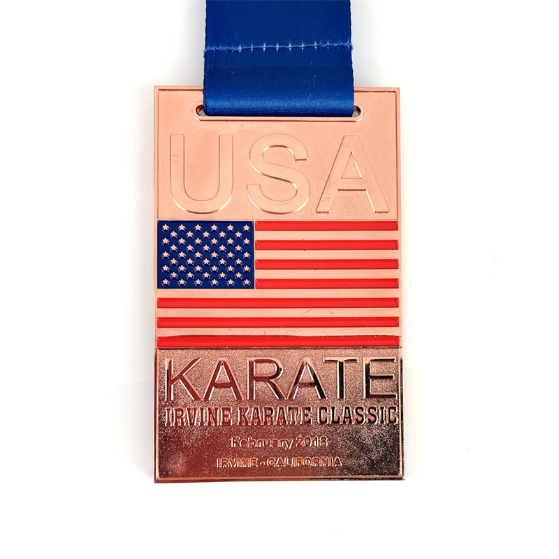 Medallas de carreras Medallas de metal de fundición a medida Medalla de oro de Kungfu