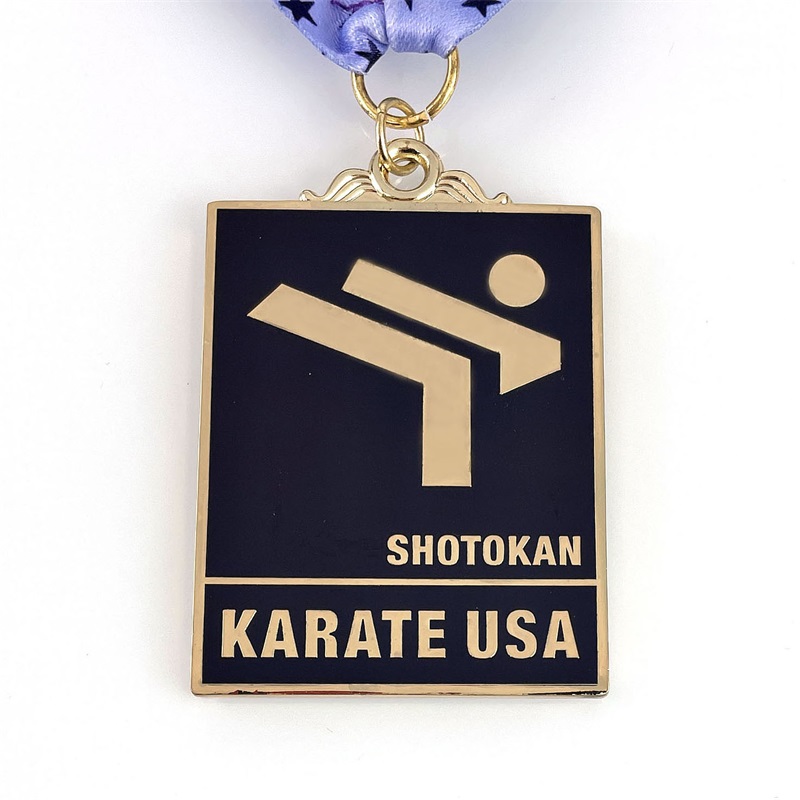 Medallón de esmalión Medallas de metal Medallas de Wushu Kungfu