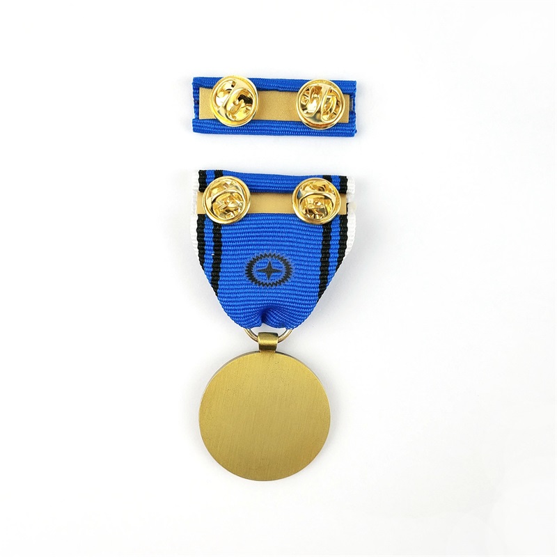Medalla personalizada cinta de metal metal cross soldados de honor de honor de la guerra de la guerra insignia de medallas
