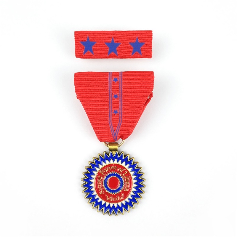 Medalla de clase de honor de honor universal de metal universal personalizado de buena calidad de buena calidad