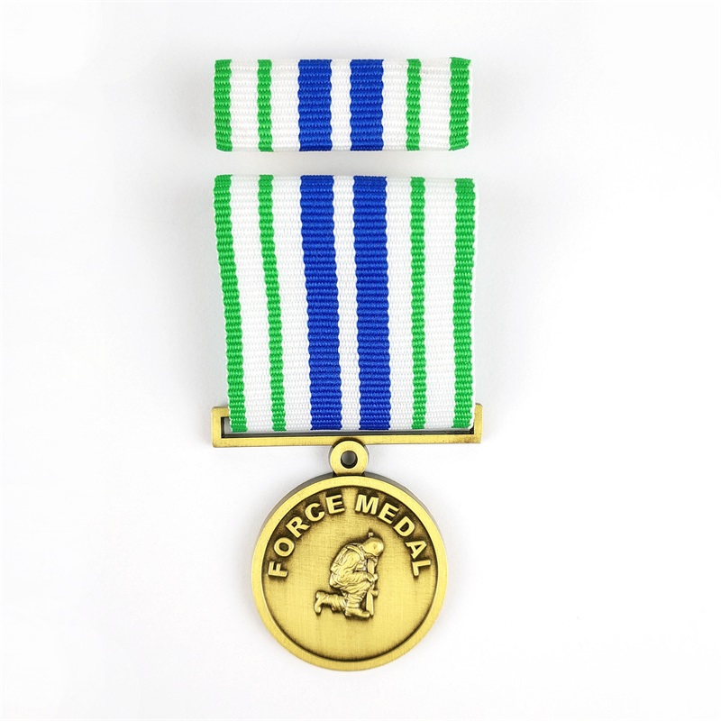 Medalla 3D grabada con aleación de zinc Medalla de metal personalizado Medalla de Honor de Medalla de Honor de Medalla Universal