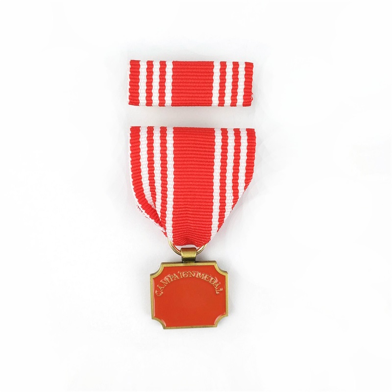 Medallón de esmalte duro Medallón de fundición de metal de metal Medallas de actividad 3D y medallas de honor de premios con cinta corta