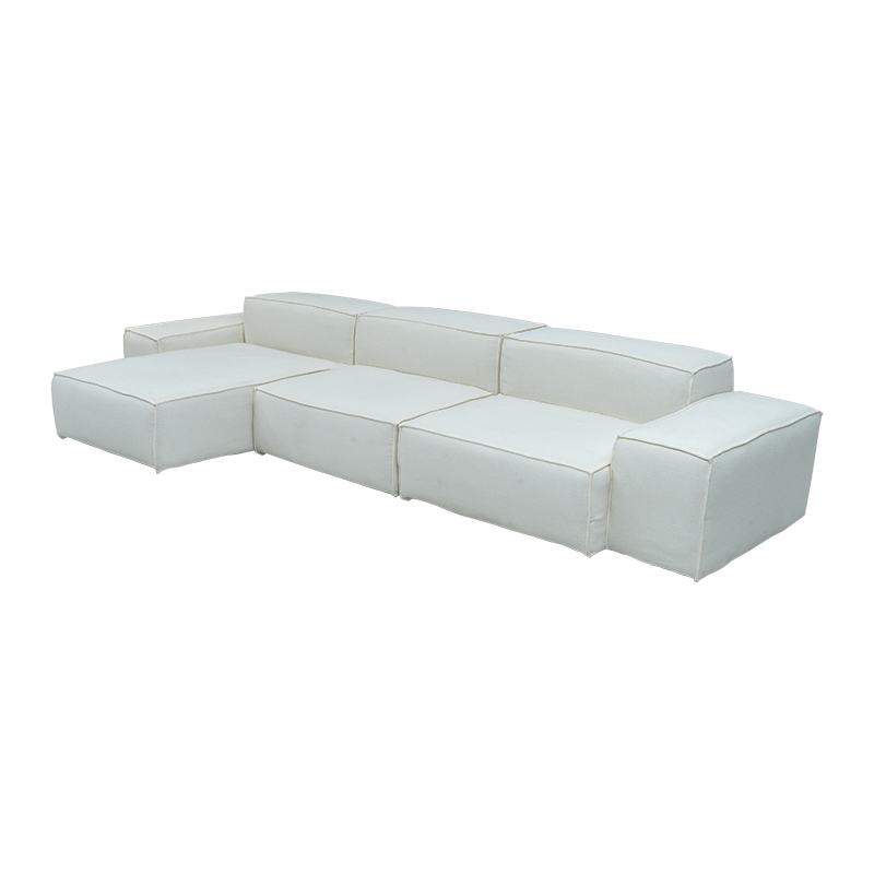 Sofá seccional RS957 (blanco)
