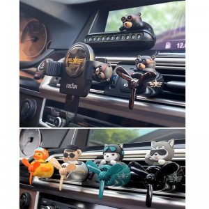 Accesorios de automóviles Difusor de perfume interior Aire Ambientador de aire Bear Pilot Pilot Air Ambientador de aire Fragancia de aire ambientador