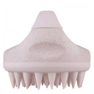 Biodegradable Wheat Straw Shampoo Massorger Cepillo Exfoliante del cuero cabelludo Lavado de la ducha de la ducha de la ducha del cuerpo Spa Massaje para adelgazamiento Pincelado