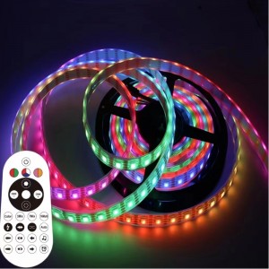 Control inteligente de 12V Smart Decoración exterior a prueba de agua SMD 5050 LED Magic Color Strip Lights