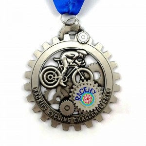 Medallas de bicicleta de carreras de la serie Custom Metal Custic Cycle NUEVA Custom Metal
