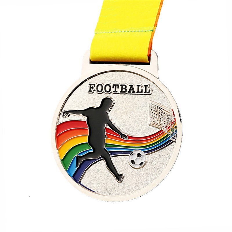 Medalla de fútbol 3D personalizado de fútbol hecho de fútbol