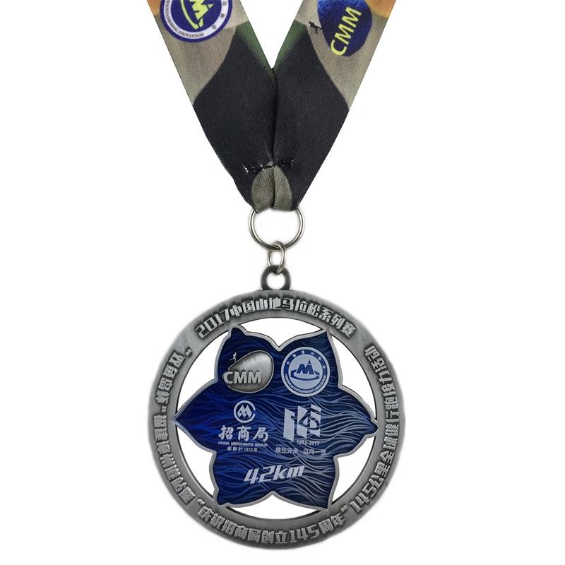 Medalla metálica personalizada de excelente calidad para el evento maratón Sport Event Soft Enamel Medallions