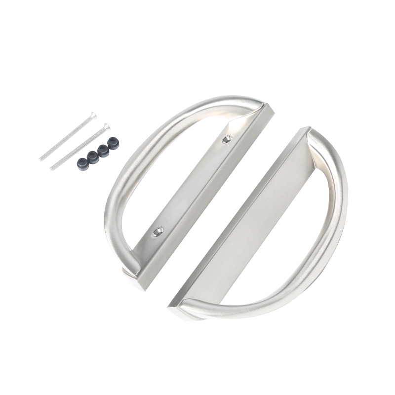 Conjunto de manija de la puerta del patio deslizante, forma D,no clave (se adapta a un espacio de orificio de 3-15/16 \\\