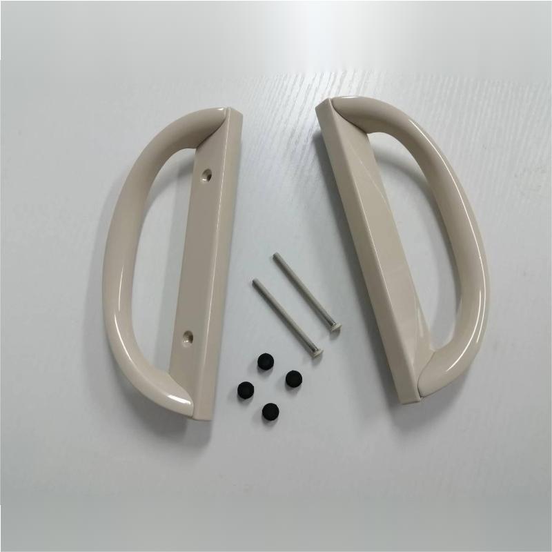 Conjunto de manija de la puerta del patio deslizante, forma D,no clave (se adapta a un espacio de orificio de 3-15/16 \\\