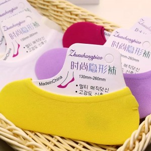 Summer delgadaniña colorida mocasines invisibles calcetines al por mayor de malas calcetines de malla para mujeres para mujeres