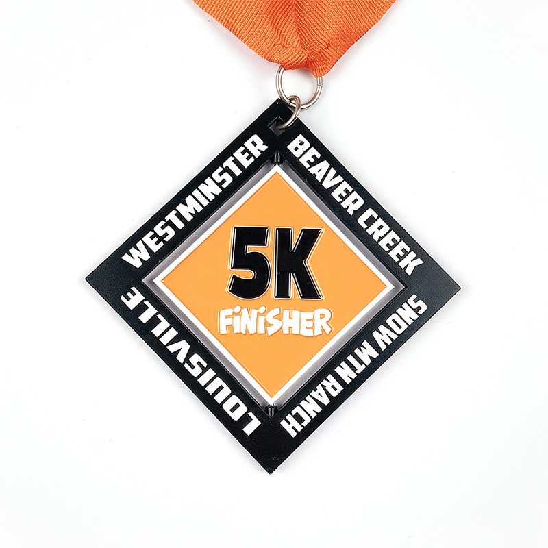 Medalla de spinning atlética personalizada Medalla de premio a la Maratón Sport Sport Mayor