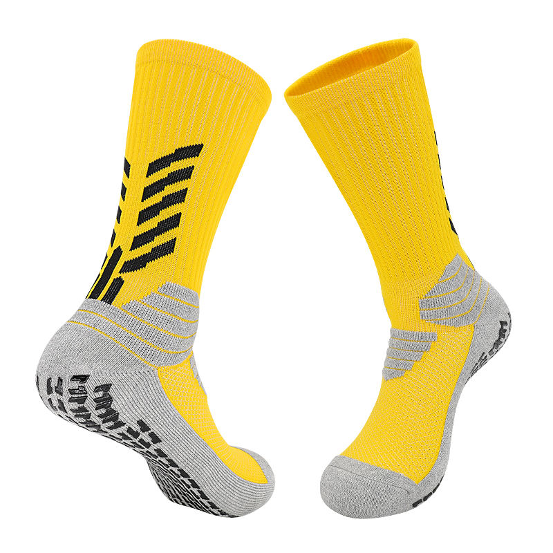 Fábrica Sport Sport Sports Socks Anti Slip Football Socks con logotipo de calcetines de fútbol atlético