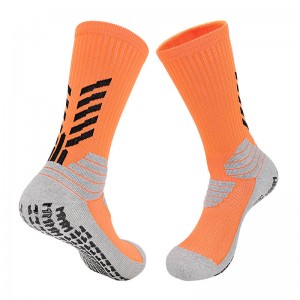 Fábrica Sport Sport Sports Socks Anti Slip Football Socks con logotipo de calcetines de fútbol atlético