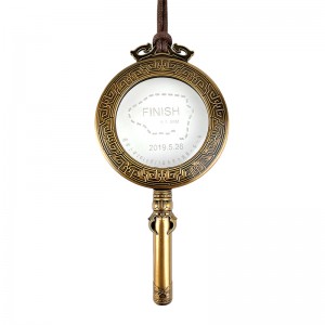 Medalla de metal personalizada Haga mi propia medalla Medallas de vidrio de diseño manual