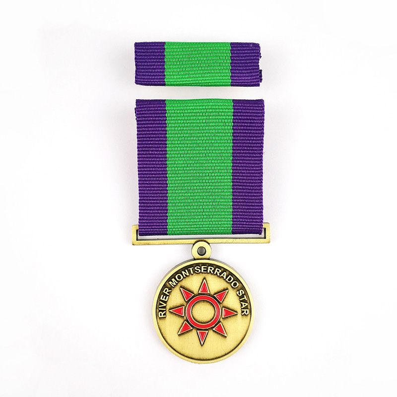 Medalla personalizada en línea Medallas personalizadas con logotipo Medalla de honor personalizada Militar