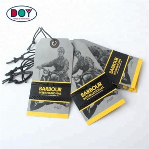 Descripción de Hangtag, Tarjeta, Ropa Hangtag de tarjeta personalizada