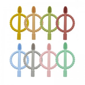 BPA Free Soft Safe Safe Toys Toys Ceprush Baby Silicone Dentitas de silicona