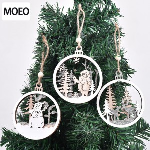 Basos de Navidad de madera