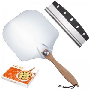 Pizza pizzería de aluminio plegable pizza pizza pizza spatula paleta de pizza