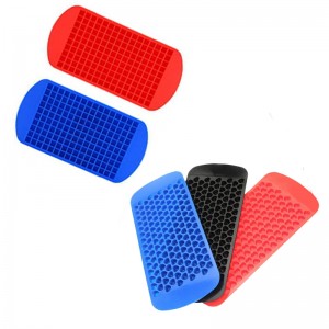 Silicone mini bandejas de cubos de hielo, 150 piezas en forma de corazón moldes de hielo triturado liberación fácil de hielo pequeños para cócteles de whisky enfriando, gadgets de cocina bandejas de hielo apilables, herramientas de ...